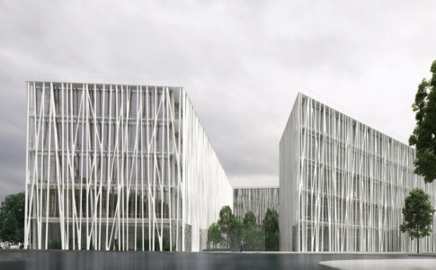 A rendering of the building